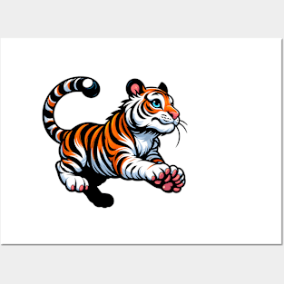 Tiger Run Posters and Art